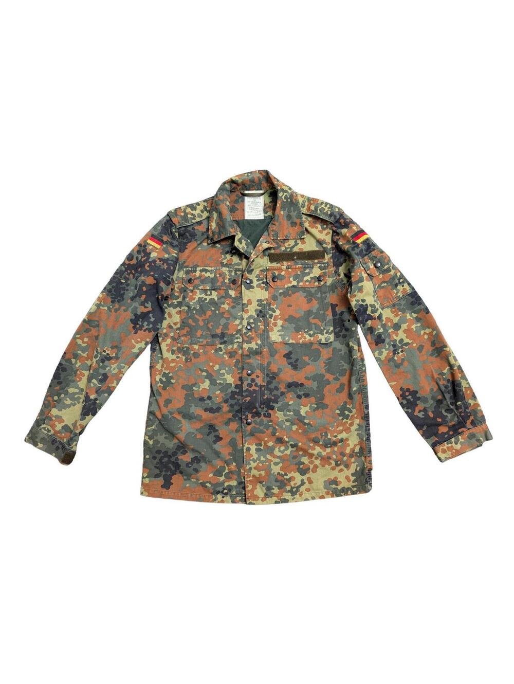 German Army Bundeswehr Flecktarn Camo Field Shirt - Medium